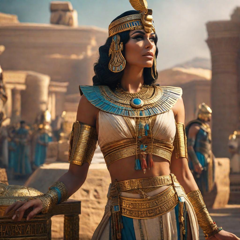  Where is Cleopatra's Tomb? hyperrealistic, full body, detailed clothing, highly detailed, cinematic lighting, stunningly beautiful, intricate, sharp focus, f/1. 8, 85mm, (centered image composition), (professionally color graded), ((bright soft diffused light)), volumetric fog, trending on instagram, trending on tumblr, HDR 4K, 8K