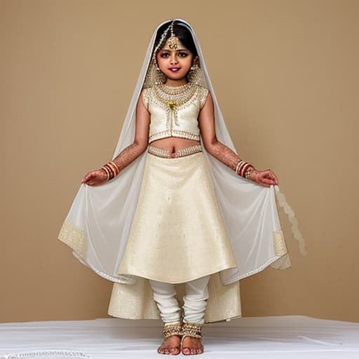  Indian bride in tiny clothes after wedding