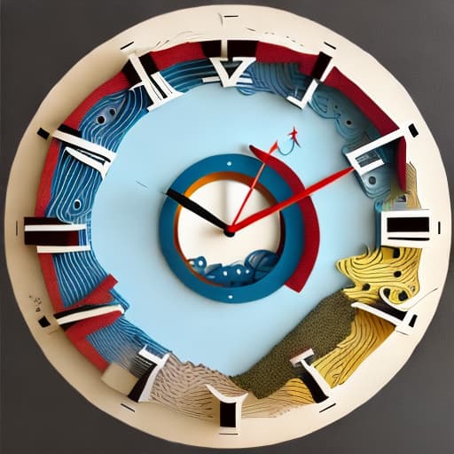 mdjrny-pprct clock for a boy's children's room