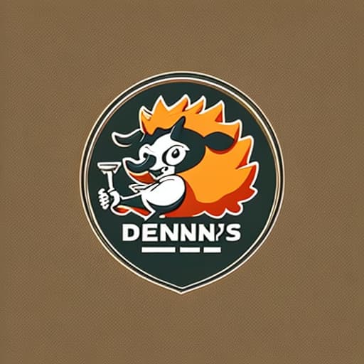  Logo for a business that expertises in Plumber services called Deni's Pipe