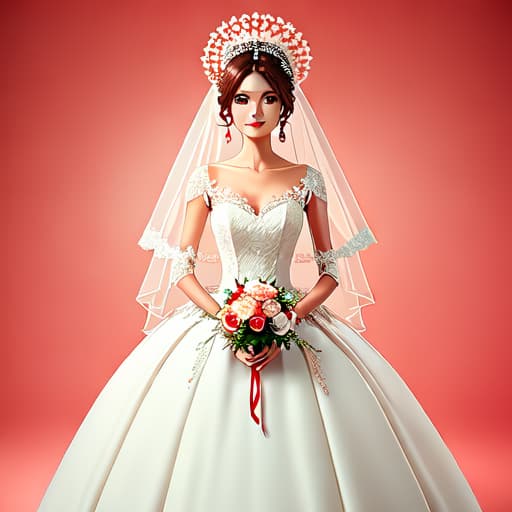 in OliDisco style beautiful bride sexy wedding dress