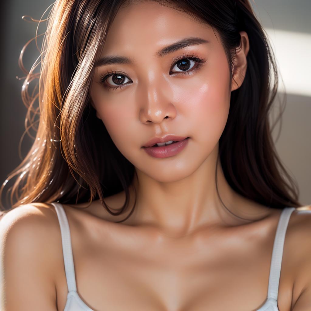  (masterpiece:1.3), (8k, photorealistic,photo, best quality: 1.4), (Japanese woman wearing clothes:),(realistic face), realistic eyes, (realistic skin), beautiful skin, (perfect body:1.3), (detailed body:1.2), bikini hyperrealistic, full body, detailed clothing, highly detailed, cinematic lighting, stunningly beautiful, intricate, sharp focus, f/1. 8, 85mm, (centered image composition), (professionally color graded), ((bright soft diffused light)), volumetric fog, trending on instagram, trending on tumblr, HDR 4K, 8K