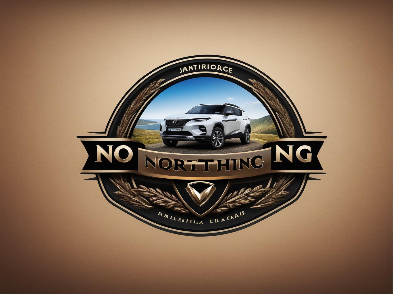  Logo, (realism style), create an image with northing and vehicle tracking
