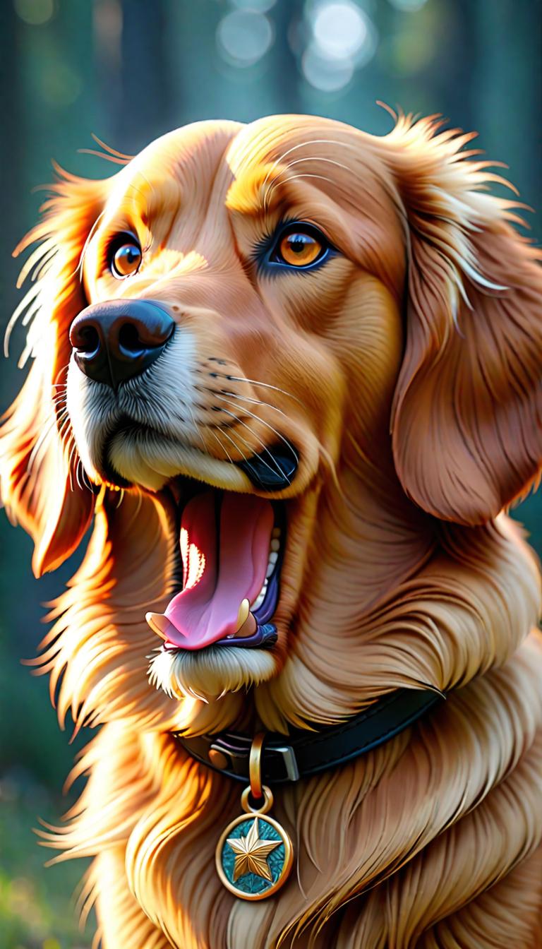  Professional 3D model of Gooden retriever . Rendered with Octane, the model is highly detailed,dramatic lighting. hyperrealistic, full body, detailed clothing, highly detailed, cinematic lighting, stunningly beautiful, intricate, sharp focus, f/1. 8, 85mm, (centered image composition), (professionally color graded), ((bright soft diffused light)), volumetric fog, trending on instagram, trending on tumblr, HDR 4K, 8K