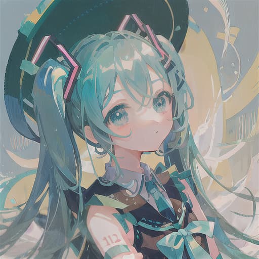  master piece , best quality,Hatsune Miku Cute!