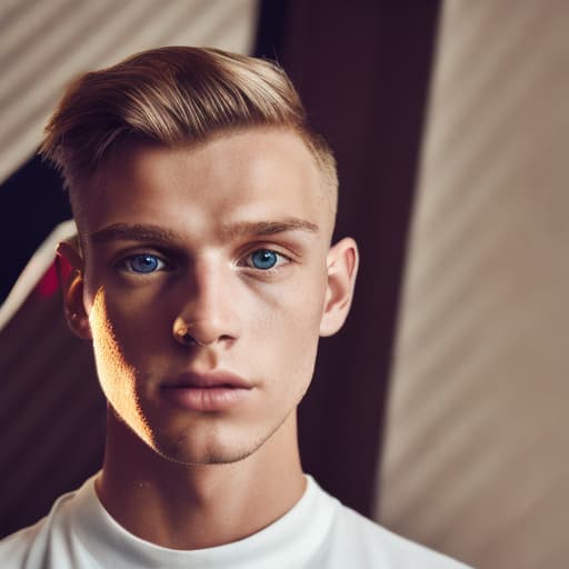 portrait+ style czech homosexual twink blonde very cute dude face