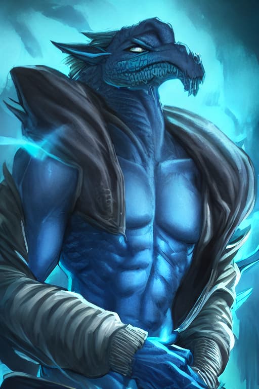  Blue wizard Dragonborn
