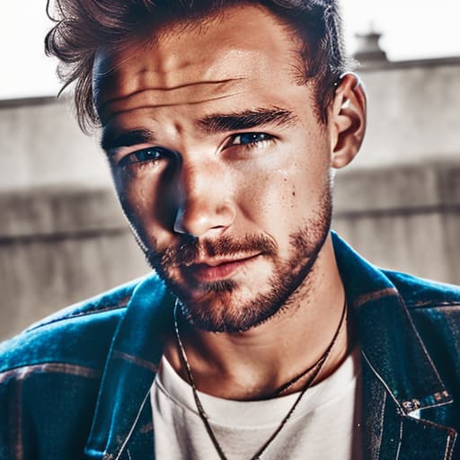 portrait+ style liam payne queer face