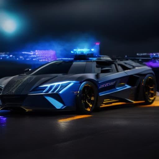  monster police car robot gun helicopter hyperrealistic, full body, detailed clothing, highly detailed, cinematic lighting, stunningly beautiful, intricate, sharp focus, f/1. 8, 85mm, (centered image composition), (professionally color graded), ((bright soft diffused light)), volumetric fog, trending on instagram, trending on tumblr, HDR 4K, 8K