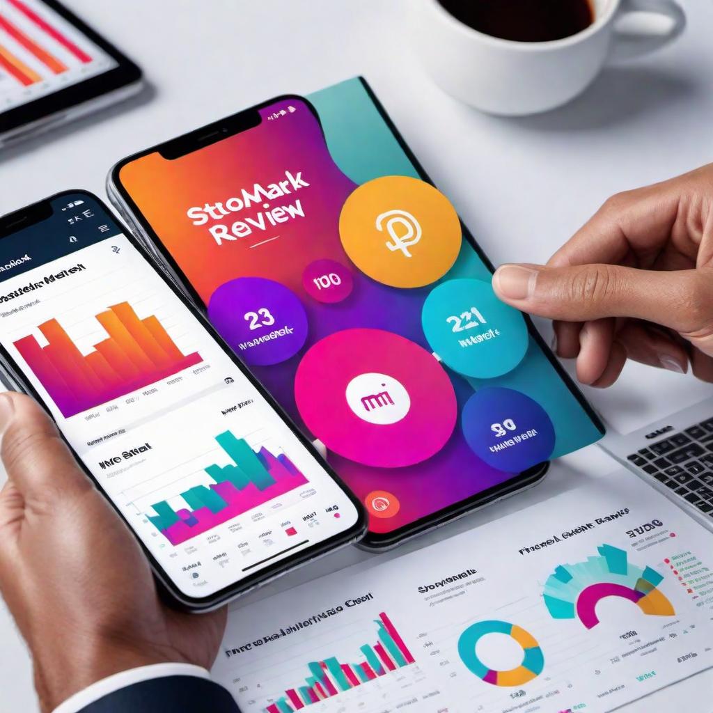  A visually appealing Instagram Reel post on the theme of 'Stock market review'. Include elements like stock market charts, graphs, money symbols, and a dynamic layout. Use vibrant colors and modern design to attract attention. Include hashtags: #StockMarket #InvestingTips #FinancialFreedom #MarketAnalysis hyperrealistic, full body, detailed clothing, highly detailed, cinematic lighting, stunningly beautiful, intricate, sharp focus, f/1. 8, 85mm, (centered image composition), (professionally color graded), ((bright soft diffused light)), volumetric fog, trending on instagram, trending on tumblr, HDR 4K, 8K