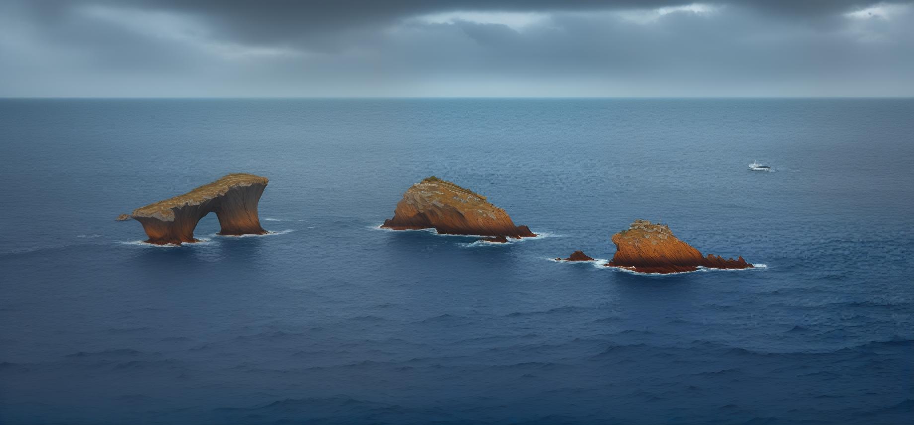  masterpiece, best quality, ocean landscape, britanny, granit rocks, 4k, realistic, beautiful, photography, greyish weather, cinematic, photorealistic, cloudy