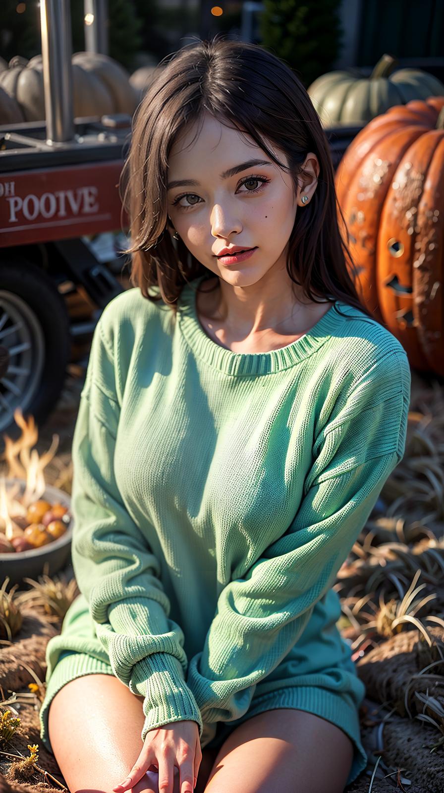  ultra high res, (photorealistic:1.4), raw photo, (realistic face), realistic eyes, (realistic skin), <lora:XXMix9_v20LoRa:0.8>, ((((masterpiece)))), best quality, very_high_resolution, ultra-detailed, in-frame, autumn, falling leaves, cozy sweaters, pumpkin spice, harvest, cool breeze, golden colors, harvest moon, apple picking, bonfires, crisp air, harvest festivals, cozy fireside chats, foliage, hayrides, hot cocoa, sweater weather, Halloween, Thanksgiving, changing seasons