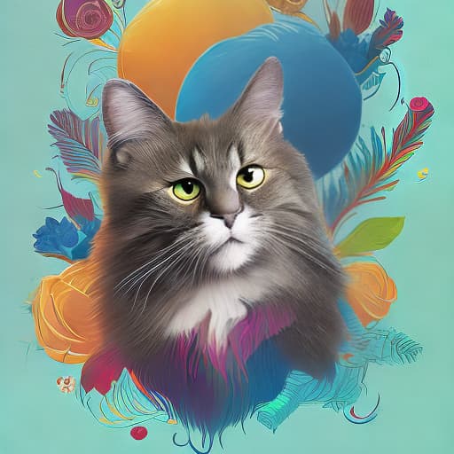 mdjrny-v4 style Une affiche pour un spectacle pour enfants qui se passe dans une roulotte : le chat botté