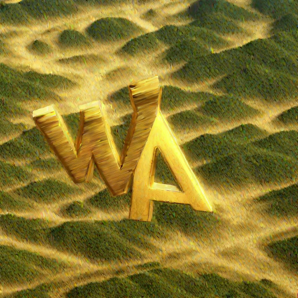  a golden letter W in mountains, (4k, best quality, masterpiece:1.2), sharp focus, ultrahigh res, highly detailed