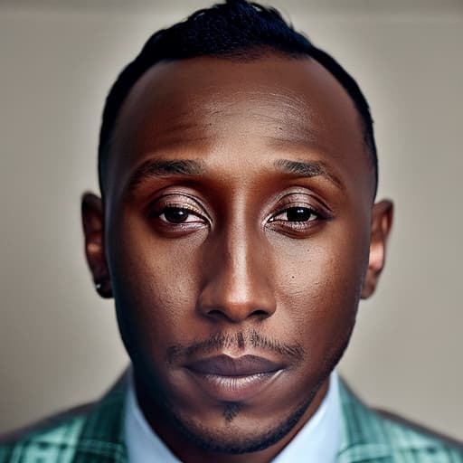 portrait+ style mahershala ali queer face