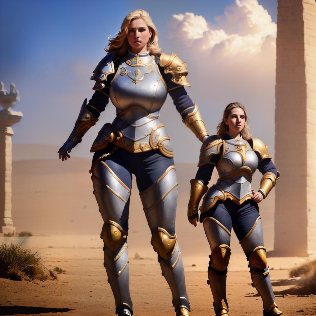  (8K, mejor calidad:1.2), (obra maestra:1.37), (foto, fotorealista:1.37), (resolución ultra alta), Full body, pose para caminar, shot From Front, camara lenta, Female paladin wearing the Full body,