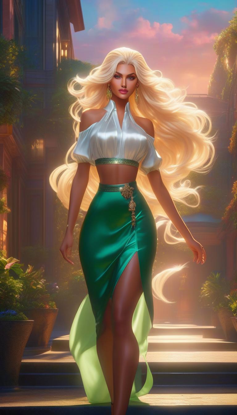  anime artwork (photorealistic, oil painting:1.3), (full body shot:1.3), mesmerizing , long flowing blond hair, grey fox ears on the head, (large sensual mouth:1.2), plump lips, sparkling emerald eyes, narrow waist, (slim body:1.2), white silk , transparent crop top, noctilucent glow, ethereal aura, detailed brushwork, intricate shadows and highlights, mysterious and captivating expression, unique color palette, masterful use of light and shadow, immersive atmosphere, raw emotion, intense gaze, dynamic composition. . anime style, key visual, vint, studio anime, highly detailed hyperrealistic, full body, detailed clothing, highly detailed, cinematic lighting, stunningly beautiful, intricate, sharp focus, f/1. 8, 85mm, (centered image composition), (professionally color graded), ((bright soft diffused light)), volumetric fog, trending on instagram, trending on tumblr, HDR 4K, 8K