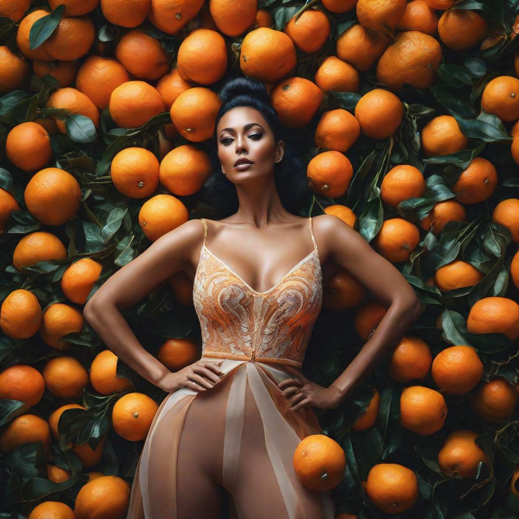  marmelada sabor a naranja hyperrealistic, full body, detailed clothing, highly detailed, cinematic lighting, stunningly beautiful, intricate, sharp focus, f/1. 8, 85mm, (centered image composition), (professionally color graded), ((bright soft diffused light)), volumetric fog, trending on instagram, trending on tumblr, HDR 4K, 8K