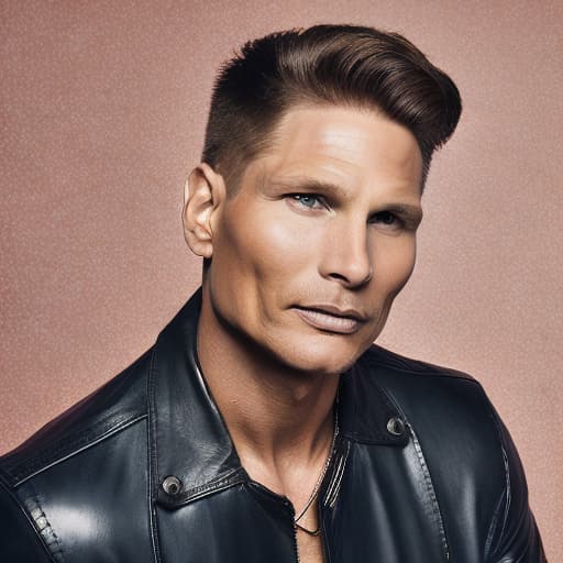 portrait+ style Steve Burton queer face