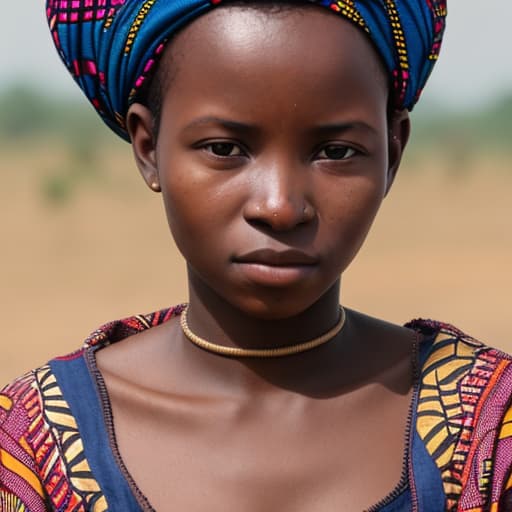  Picture of a young African woman