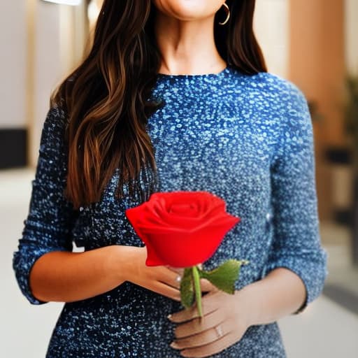 lnkdn photography A beautiful woman holding a rose