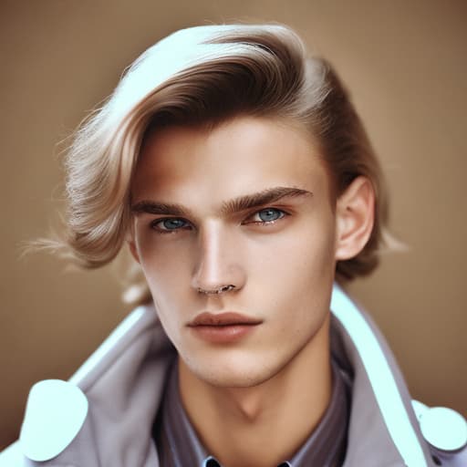 portrait+ style czech homosexual twink blonde very cute dude face