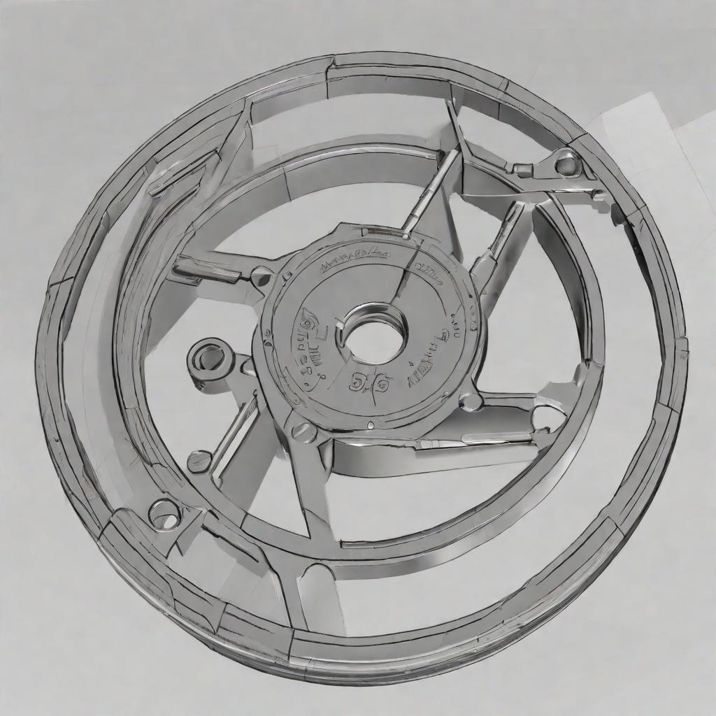  According to the stroke ratio coefficient K of the guide rod mechanism, the extreme position included angle =33.66° can be calculated, so that the ring can be divided into two parts: the central angle of the upper part of the ring is 180°+ =213.66°, corresponding to the crank angle when the planer is working, and the lower part represents the crank angle when the planer is idle. The size is 146.34°. 3) A circle is drawn outside the circle to indicate the rotation angle of the crank of the crank rocker mechanism in a working stroke in the feed motion combination part. Taking the law of planer knife movement represented in the inner ring as the reference, and arranging the crank angle position corresponding to the stopping time of the wo