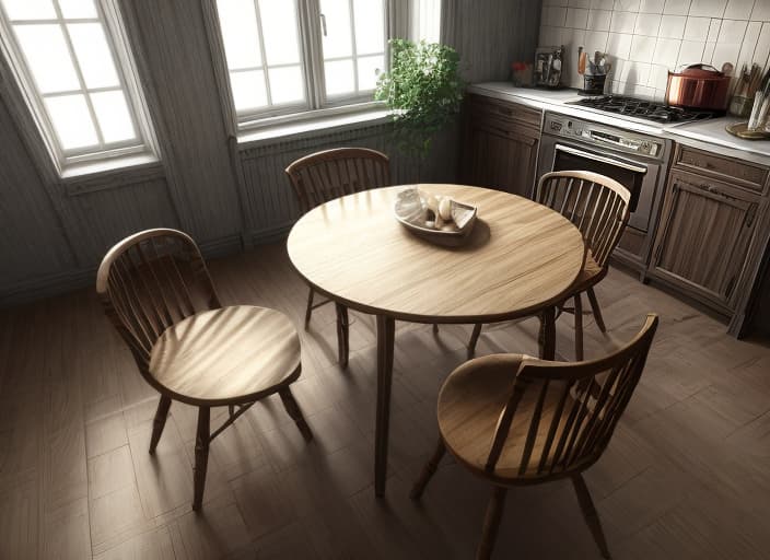 Kitchen, table , HQ, Hightly detailed, 4k