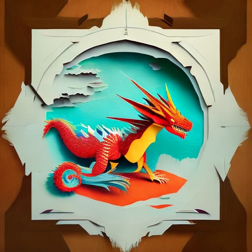 mdjrny-pprct dragón