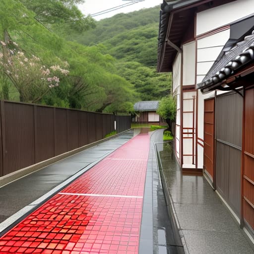  雨が降ってる