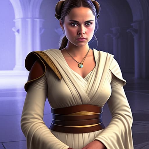  a realistic looking padme amadala from star wars