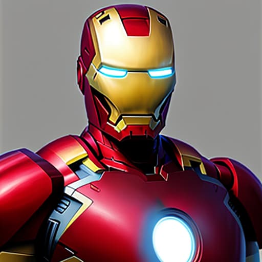  Iron man, highly detailed, digital painting