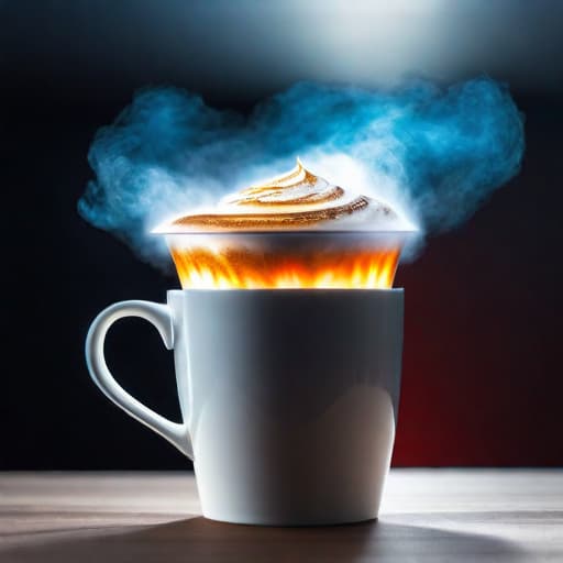  a supernova in a exploding coffe cup hyperrealistic, full body, detailed clothing, highly detailed, cinematic lighting, stunningly beautiful, intricate, sharp focus, f/1. 8, 85mm, (centered image composition), (professionally color graded), ((bright soft diffused light)), volumetric fog, trending on instagram, trending on tumblr, HDR 4K, 8K