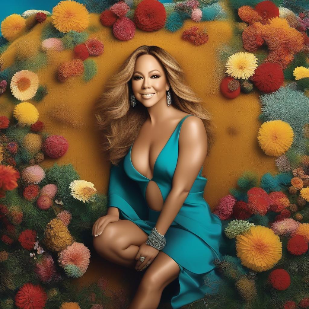  naked Mariah Carey , ((masterpiece)), best quality, very detailed, high resolution, sharp, sharp image, extremely detailed, 4k, 8k