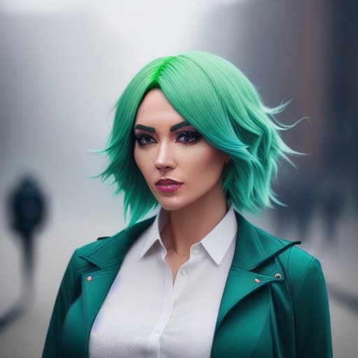 modelshoot style <optimized out>#b58ab(TextEditingValue(text: ┤anime girl with green hair wearing ├, selection: TextSelection.collapsed(offset: 14, affinity: TextAffinity.downstream, isDirectional: false), composing: TextRange(start: -1, end: -1))) hyperrealistic, full body, detailed clothing, highly detailed, cinematic lighting, stunningly beautiful, intricate, sharp focus, f/1. 8, 85mm, (centered image composition), (professionally color graded), ((bright soft diffused light)), volumetric fog, trending on instagram, trending on tumblr, HDR 4K, 8K