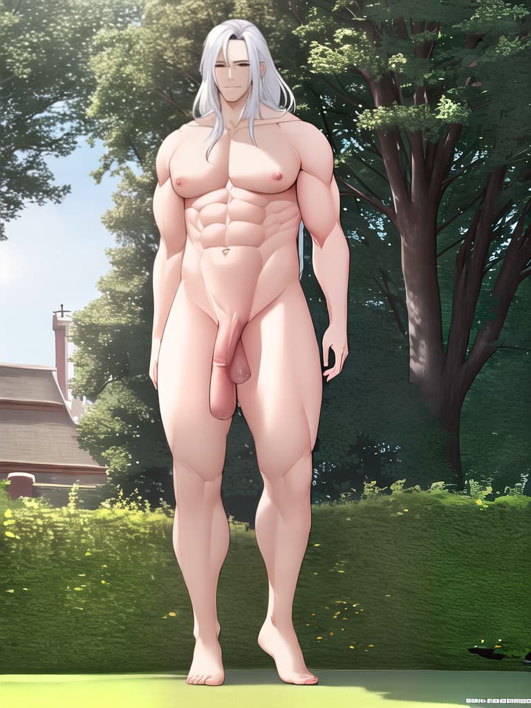  (NSFW) A giant, skinny, naked man best quality 8K fantasy