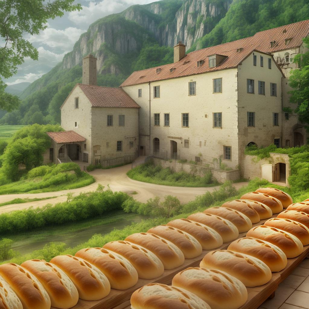  a bread factory in a beautiful place