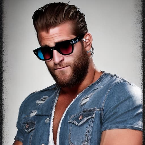 portrait+ style zack ryder queer face