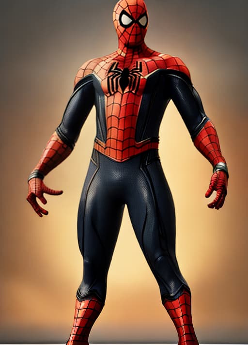 redshift style Spider-Man suit black and gold