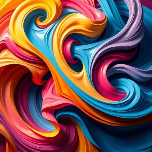  a vibrant and colorful abstract art piece, featuring swirling patterns and bold brush strokes. the artwork should evoke a sense of movement and energy, with a mix of warm and cool colors blending together harmoniously. the composition should be dynamic and engaging, drawing the viewer's eye across the canvas. hyperrealistic, full body, detailed clothing, highly detailed, cinematic lighting, stunningly beautiful, intricate, sharp focus, f/1. 8, 85mm, (centered image composition), (professionally color graded), ((bright soft diffused light)), volumetric fog, trending on instagram, trending on tumblr, HDR 4K, 8K