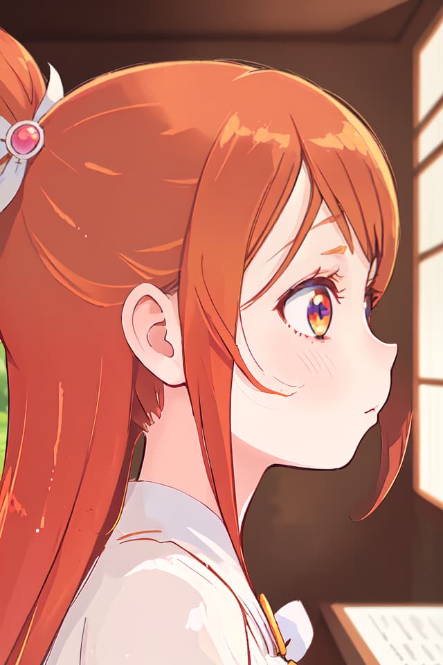  Girl, Orihime, profile, cute, princess cut