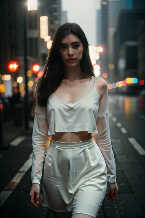  polaroid photo, night photo, photo of 24 y.o beautiful , pale skin, bokeh, motion blur,,beautiful face, Raw photo, hyperrealistic, full body, detailed clothing, highly detailed, cinematic lighting, stunningly beautiful, intricate, sharp focus, f/1. 8, 85mm, (centered image composition), (professionally color graded), ((bright soft diffused light)), volumetric fog, trending on instagram, trending on tumblr, HDR 4K, 8K