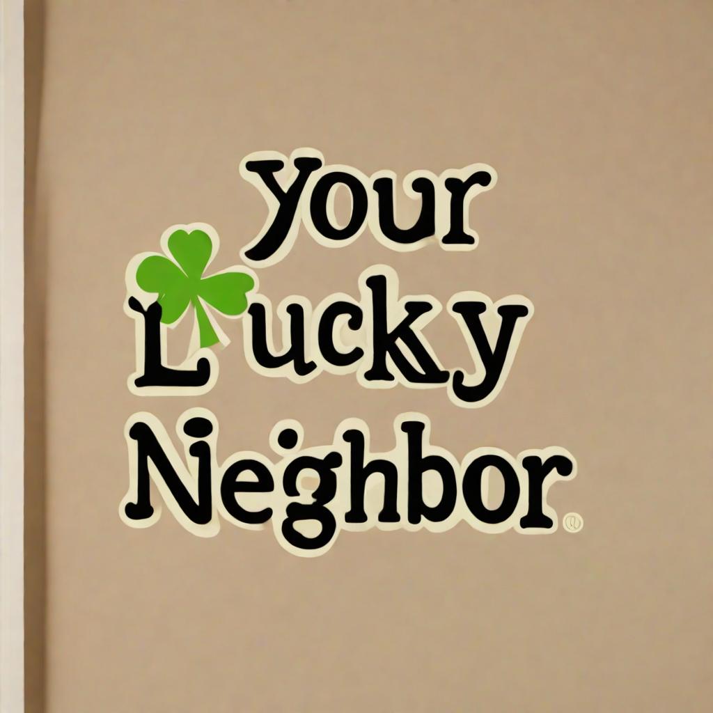  Your lucky neighbor