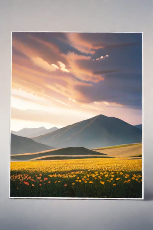  RAW Photography,Snow capped mountains, flowers and moos, sunrise, sunrays, white clouds,lens flare, low wide angle,, (sharpness in detail:1.1), Canon EOS 5D Mark IV, masterpiece, 35mm photograph, (iconic photograph:1.4), (visual storytelling:1.2), film grain, award winning photography,vibrant use of light and shadow, vivid colors,high quality textures of materials, volumetric textures perfect composition, dynamic play of light, rich colors, epic shot, perfectly quality, natural textures,high detail, high sharpness, high clarity, detailed ,photoshadow, intricate details, 8k hyperrealistic, full body, detailed clothing, highly detailed, cinematic lighting, stunningly beautiful, intricate, sharp focus, f/1. 8, 85mm, (centered image composition), (professionally color graded), ((bright soft diffused light)), volumetric fog, trending on instagram, trending on tumblr, HDR 4K, 8K