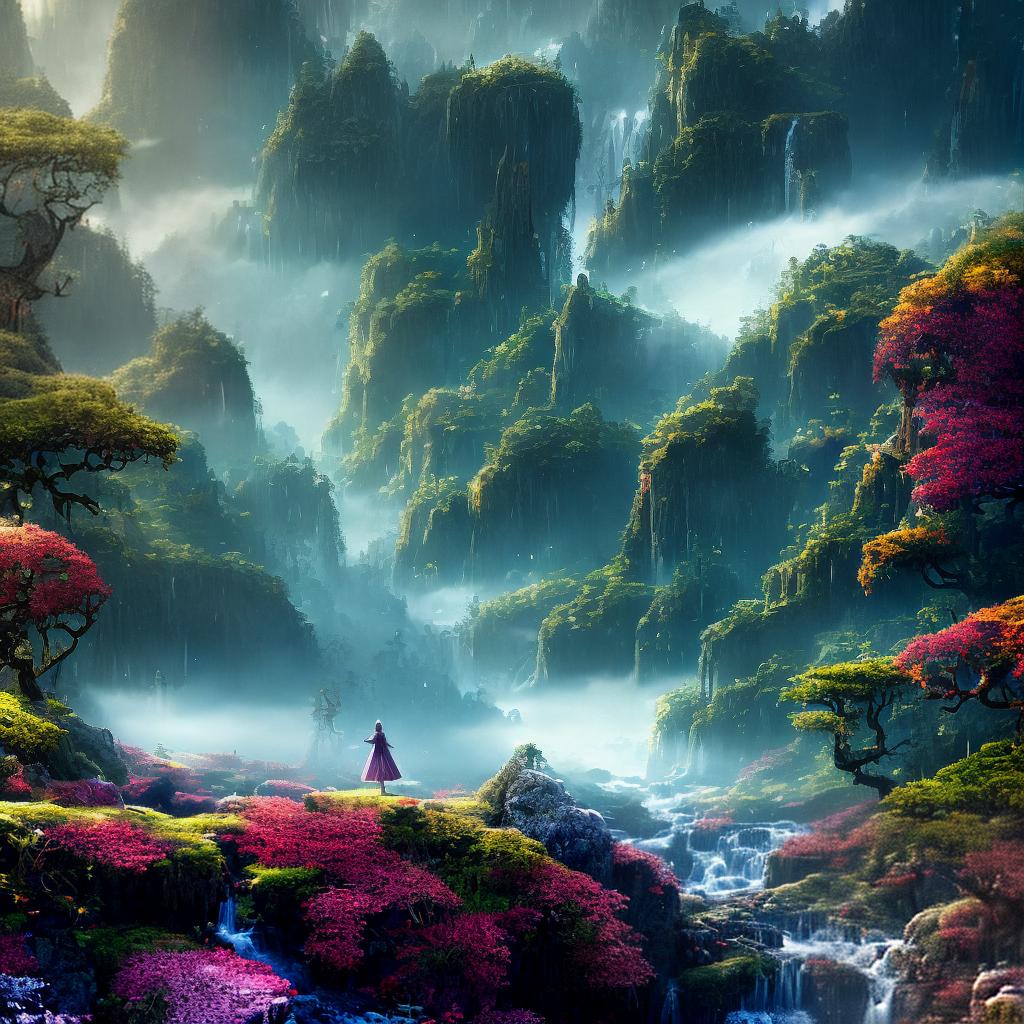  ((A masterpiece)),(((best quality))), 8k, high detailed, ultra-detailed. An enchanting fantasy scene with magical creatures. A mystical forest with bioluminescent plants, a unicorn gracefully walking through a clearing, fairies dancing in the air, and a sparkling waterfall in the background. hyperrealistic, full body, detailed clothing, highly detailed, cinematic lighting, stunningly beautiful, intricate, sharp focus, f/1. 8, 85mm, (centered image composition), (professionally color graded), ((bright soft diffused light)), volumetric fog, trending on instagram, trending on tumblr, HDR 4K, 8K