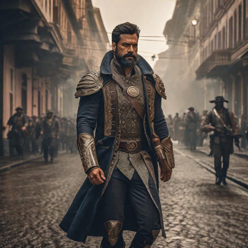  Como sera el apocalipsis hyperrealistic, full body, detailed clothing, highly detailed, cinematic lighting, stunningly beautiful, intricate, sharp focus, f/1. 8, 85mm, (centered image composition), (professionally color graded), ((bright soft diffused light)), volumetric fog, trending on instagram, trending on tumblr, HDR 4K, 8K