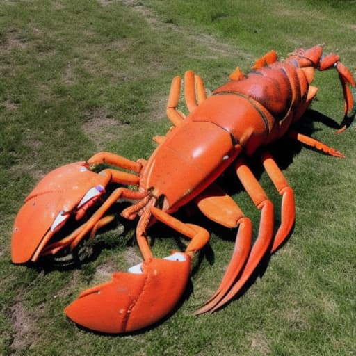  a giant lobster