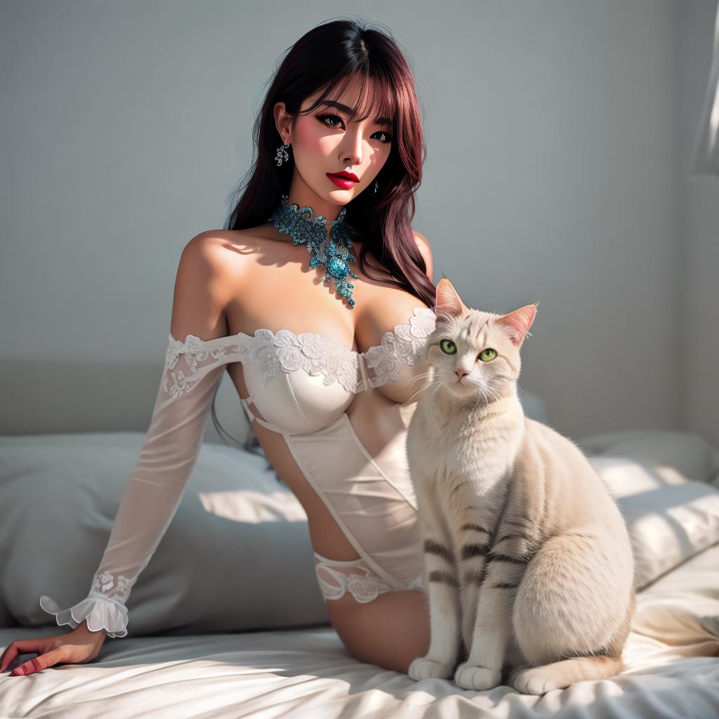  @PB_ImgGenBot Cat hyperrealistic, full body, detailed clothing, highly detailed, cinematic lighting, stunningly beautiful, intricate, sharp focus, f/1. 8, 85mm, (centered image composition), (professionally color graded), ((bright soft diffused light)), volumetric fog, trending on instagram, trending on tumblr, HDR 4K, 8K