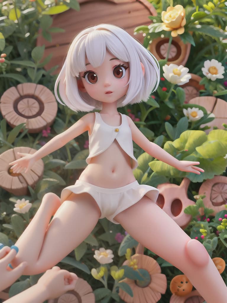  , , , , picture of zoomed in pelvis of tiny cute pale girl, wearing nothing at all, legs open apart. no deformed or extra limbs.