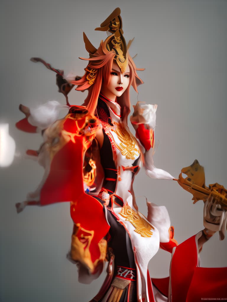 mdjrny-v4 style <lora:yae-miko-genshin:1> hyperrealistic, full body, detailed clothing, highly detailed, cinematic lighting, stunningly beautiful, intricate, sharp focus, f/1. 8, 85mm, (centered image composition), (professionally color graded), ((bright soft diffused light)), volumetric fog, trending on instagram, trending on tumblr, HDR 4K, 8K